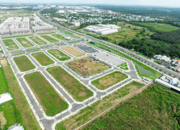 Thi công hạ tầng kỹ thuật: đường giao thông, hệ thống nước mưa, nước thải Khu dân cư THE 826EC